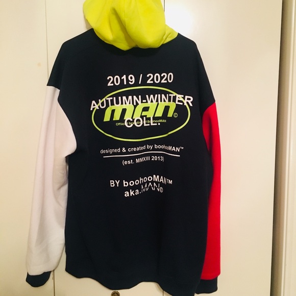 Boohoo Man Hoodie - New with tags - Large - Picture 4 of 5